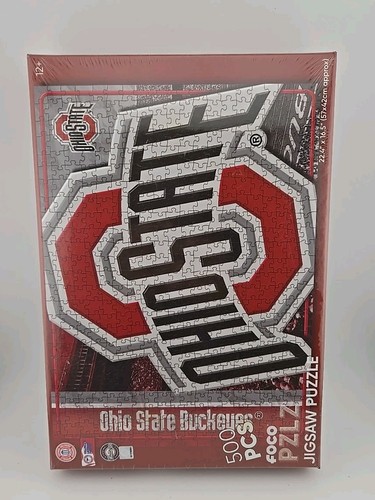 FOCO Ohio State Buckeyes Jigsaw Puzzle 500pcs New Sealed 22.4 x 16.5 Collegiate - Picture 2 of 8