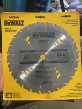 DEWALT Carbide Circular Saw Blade 8 1/4 Inch 24T Construction DW3182 DW3582