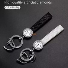 F&uuml;r Mercedes-Benz: Schl&uuml;sselanh&auml;nger Diamant Schl&uuml;sselring Leder