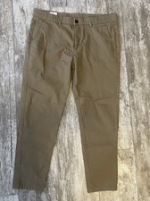 Plaid  Plain Men's Skinny Stretchy Khaki Pants  Slim Fit Slacks  36Wx28L