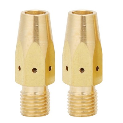 2 Pack Brass Contact Tip Diffuser Durable Labor-Saving For M-25/M-40