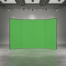 Large Green Backdrop Screen Wrinkle Resistant for Photographers, Clip Creators