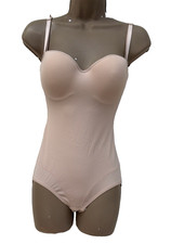Marilyn Monroe Intimates Shaping Strapless Underwire Bodysuit In Naked Sz M New