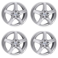 4 Alutec Felgen Grip 7.0Jx17 ET50 5x108 SIL für LAND ROVER Freelander