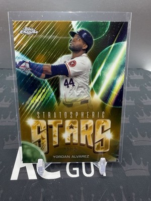 2024 Topps Chrome Stratospheric Stars Yordan Alvarez #SSC-20 Gold/50