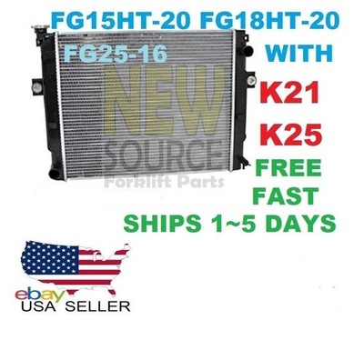 RADIATOR 3EA-04-51110 KOMATSU FG15H/18H-20 FG20/25-16 WITH NISSAN K21 K25 RDK009