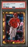2025 TOPPS CHROME SAPPHIRE GOLD #100 MIKE TROUT 32/50 PSA 10