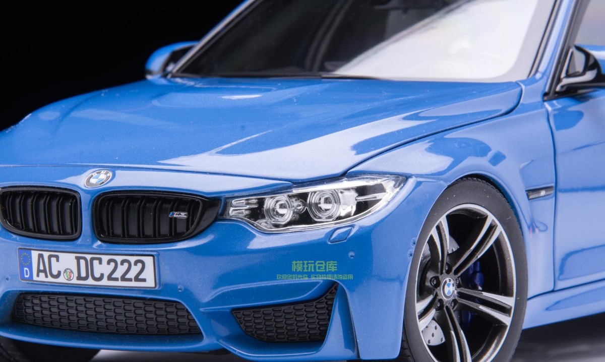 1:18 NOREV BMW BMW M3 F80 Abu Dhabi Blue car model | eBay