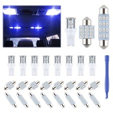 24 Pieces Dome Light Led Car Interior Bulb Kit Set 194 T10 De3175 578 31mm 42mm