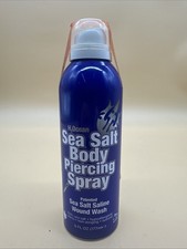 Sea Salt Body Piercing Spray Saline Piercing Spray for Piercings H2Ocean BB 2027