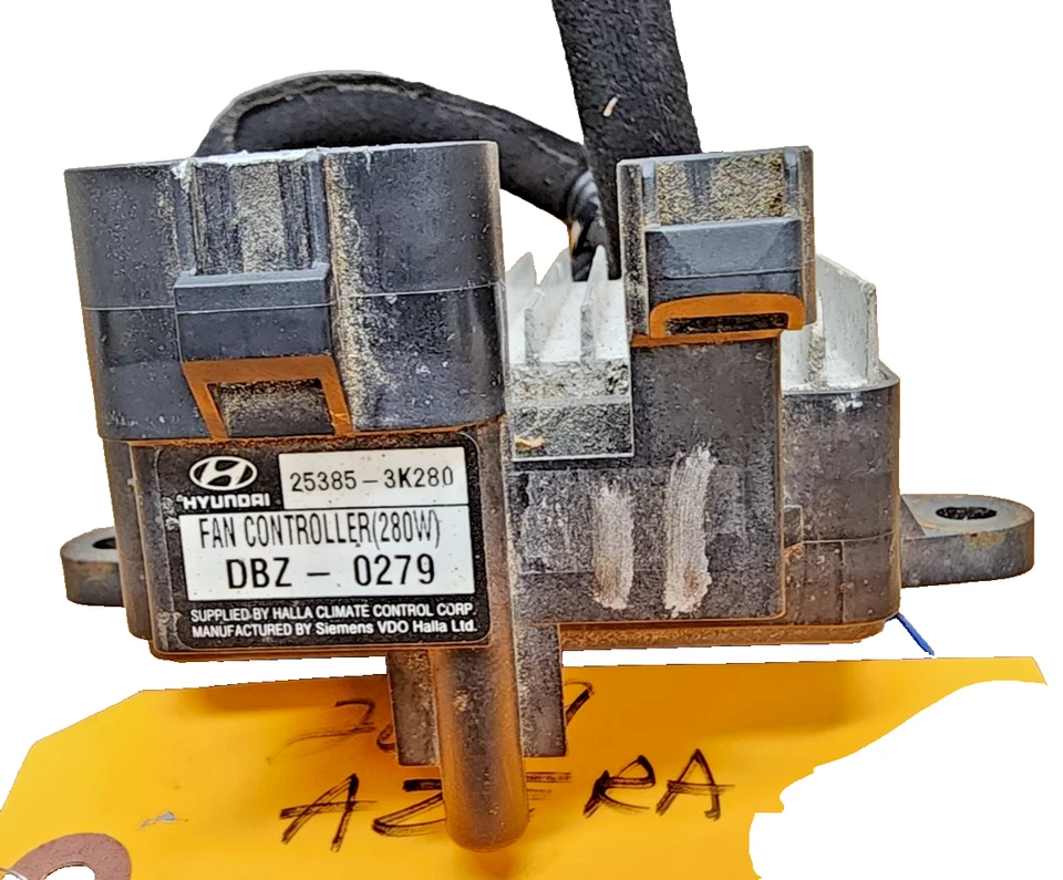 2009–2011 Hyundai Azera Cooling Fan Control Module Unit 25385-3K280 OEM - Image 4 of 4