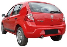 FOX Sportauspuff Dacia Sandero, Endrohr abgeschrägt 1x90mm rund