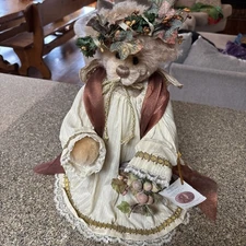 BACK MOUNTAIN BEARS PENNY FRENCH Mohair Artist Bear OOAK 15” Angel Of Autumn
