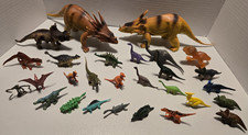 Lot of 28 Dinosaur Figures Mixed Plastic Toys Mini  Large Playset Random Bundle