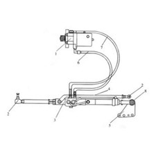 Power Steering Conversion Kit Fits Massey Ferguson Mf 178, 185, 188, 265, 275