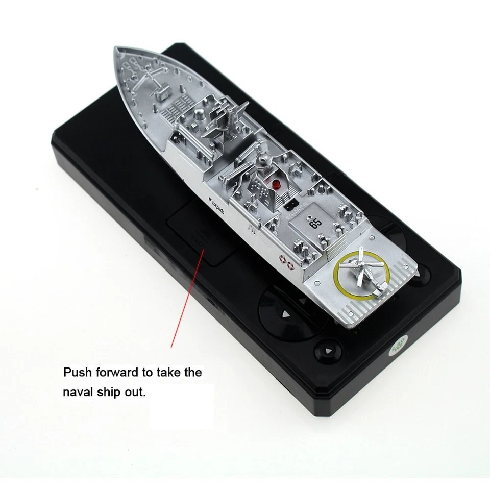 Tipmant Military RC Naval Ship Vessel Model Remote Control Boat Speedboat Yacht - Image 4 of 4