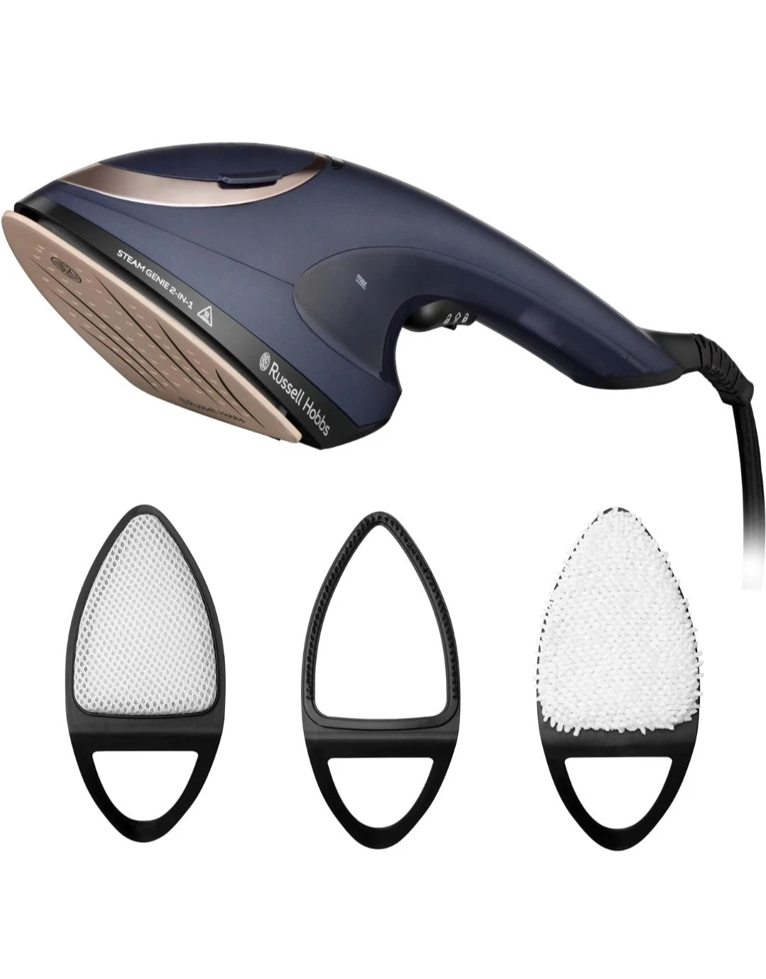 Russell Hobbs Handheld Garment Clothes Steamer One Temp 2-in-1 Steam Genie 28370