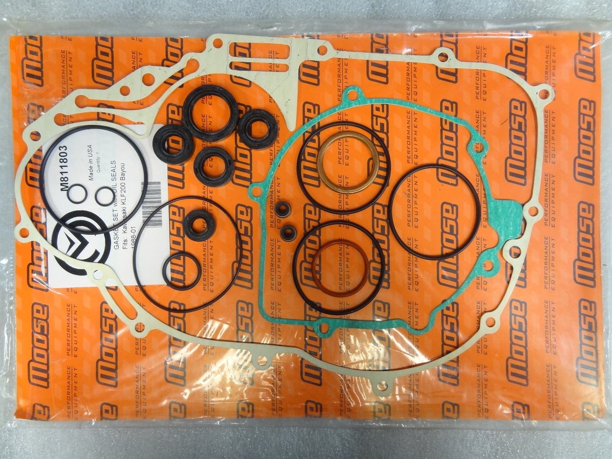 Moose Racing NEW Kawasaki M811803 Gasket Set KLF KLF200 Bayou | eBay