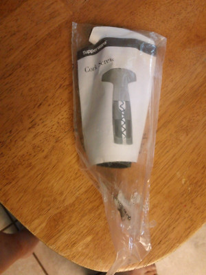 Tupperware  Corkscrew- White & Black - NIP
