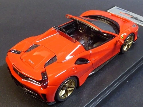 FERRARI 488 PISTA SPIDER ROSSO SCUDERIA senza STRISCE NERE 2018 Looksmart LS496E - Immagine 2 di 2