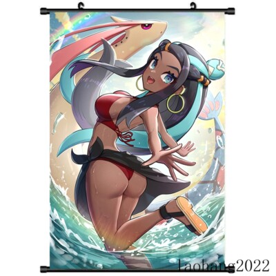 Board Card Game Pokemon Nessa HD Scroll Poster Wall Art Picture Decor 226150