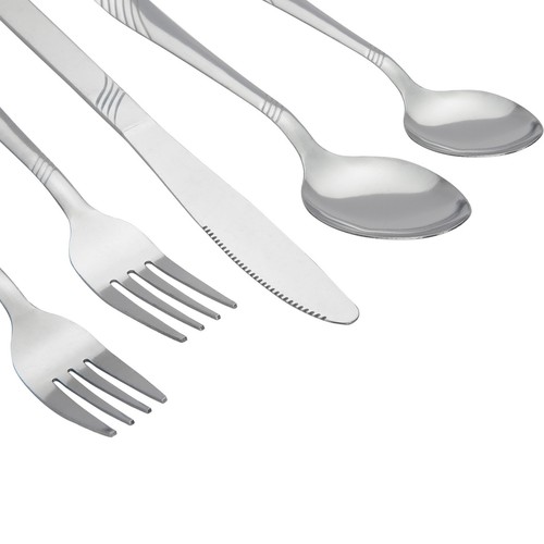 49Pc Stainless Steel Cutlery Set Spoon Fork Knife Flatware Dinnerware Silverware - Picture 8 of 12
