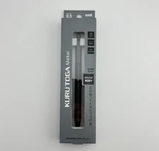 Uni Kuru Toga Metal Mechanical Pencil Nocturne Black 0.5mm M5-KH Japan