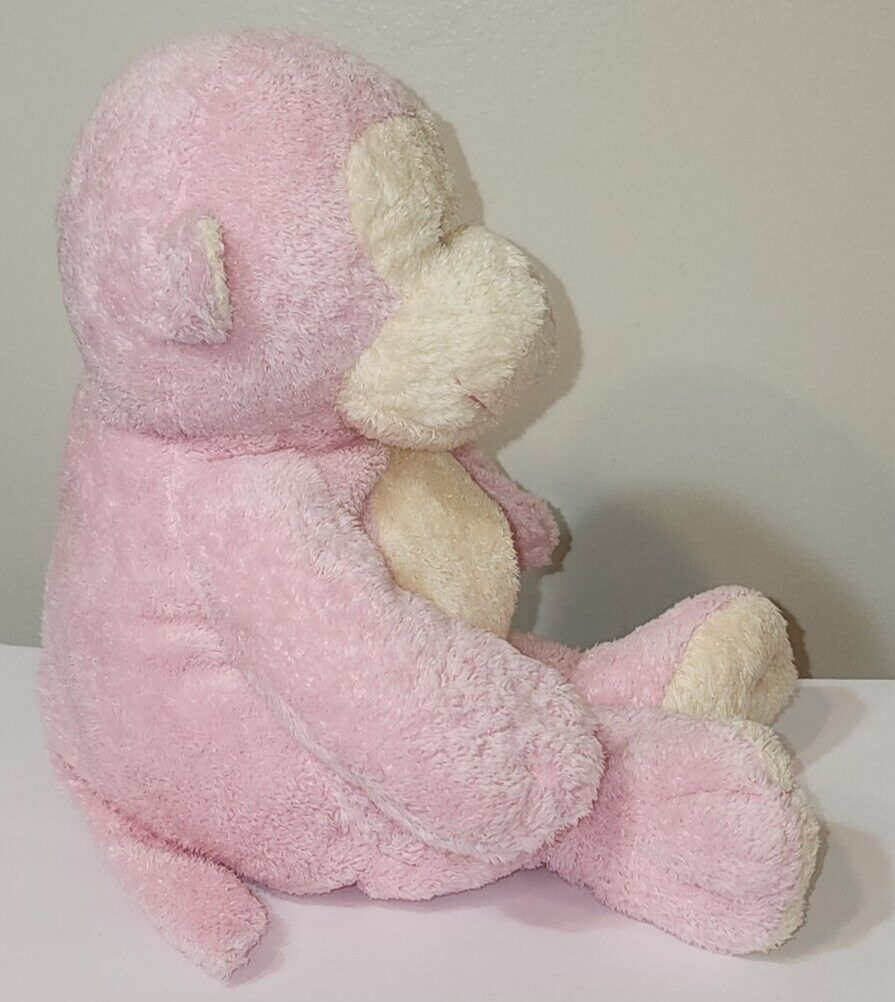 Ty Pluffies BABY DANGLES PINK the Monkey 7.5