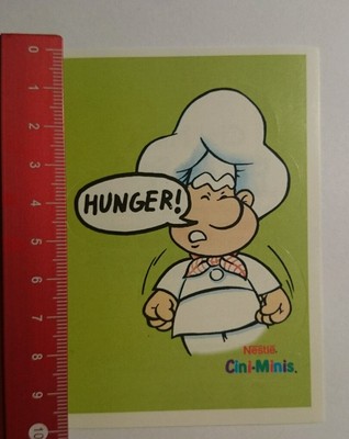 Aufkleber/Sticker: Nestlé Cini Minis Hunger (120716156)