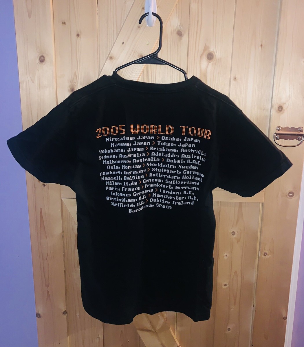 Rare Vintage Destinys Child 2005 World Tour Black T-Shirt Size