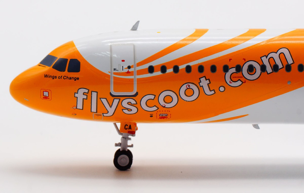 Aviation1:200 Scoot Airlines Airbus A321NEO Diecast Aircraft