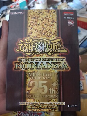 Yugioh Quarter Century BONANZA Booster Box 5 Pack 