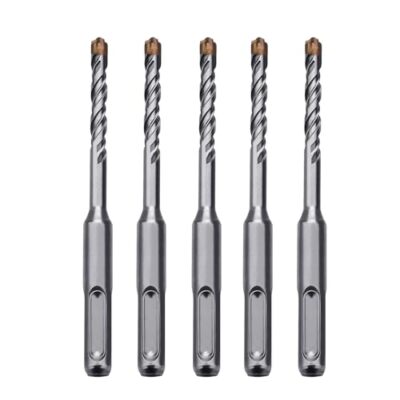 5 Pack 5/16 inch x 8.26 inch SDS Plus Rotary Hammer Drill Bit Concrete Drill ...