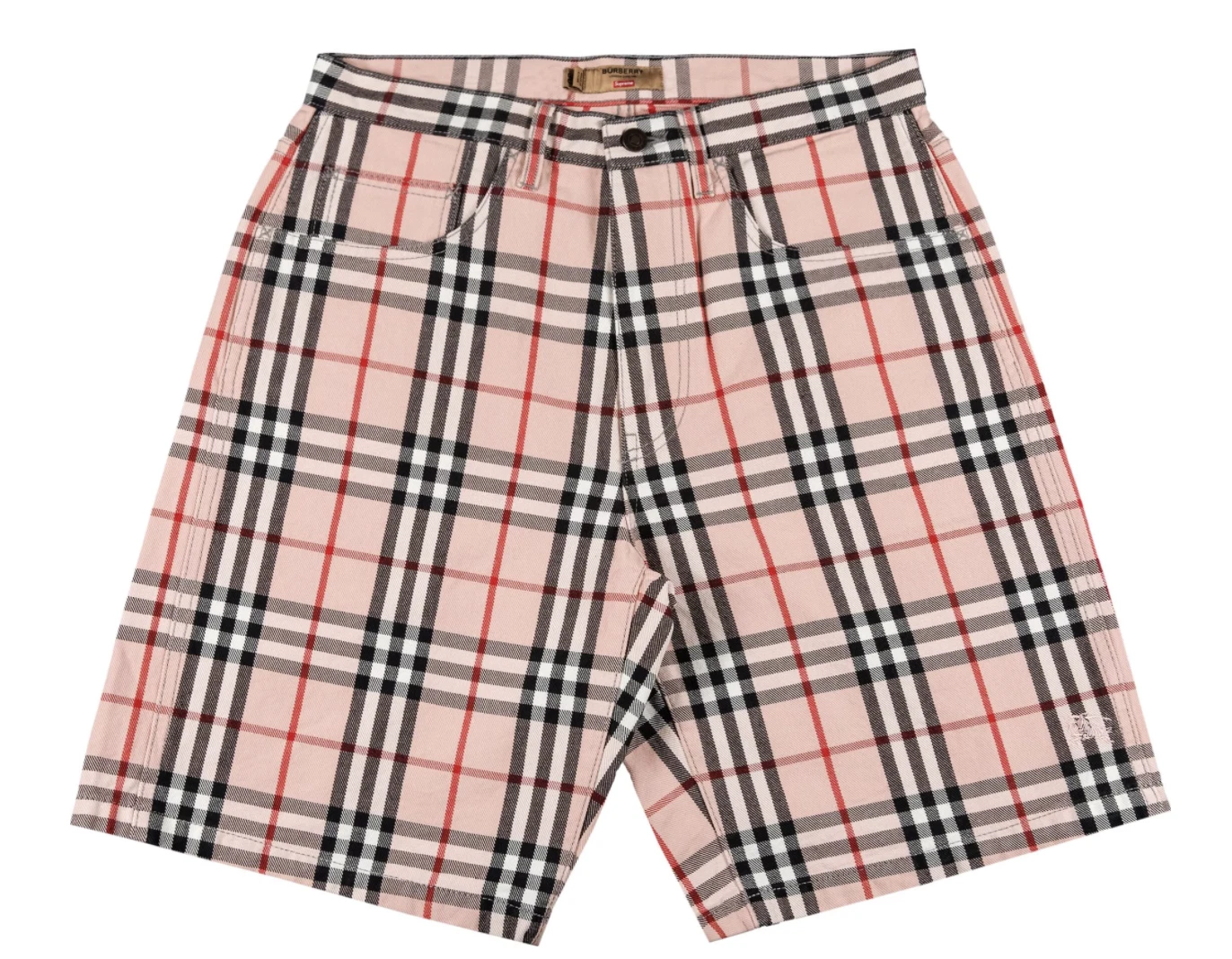 Short Burberry x Supreme S/S 22 jeans   Rose Taille 32