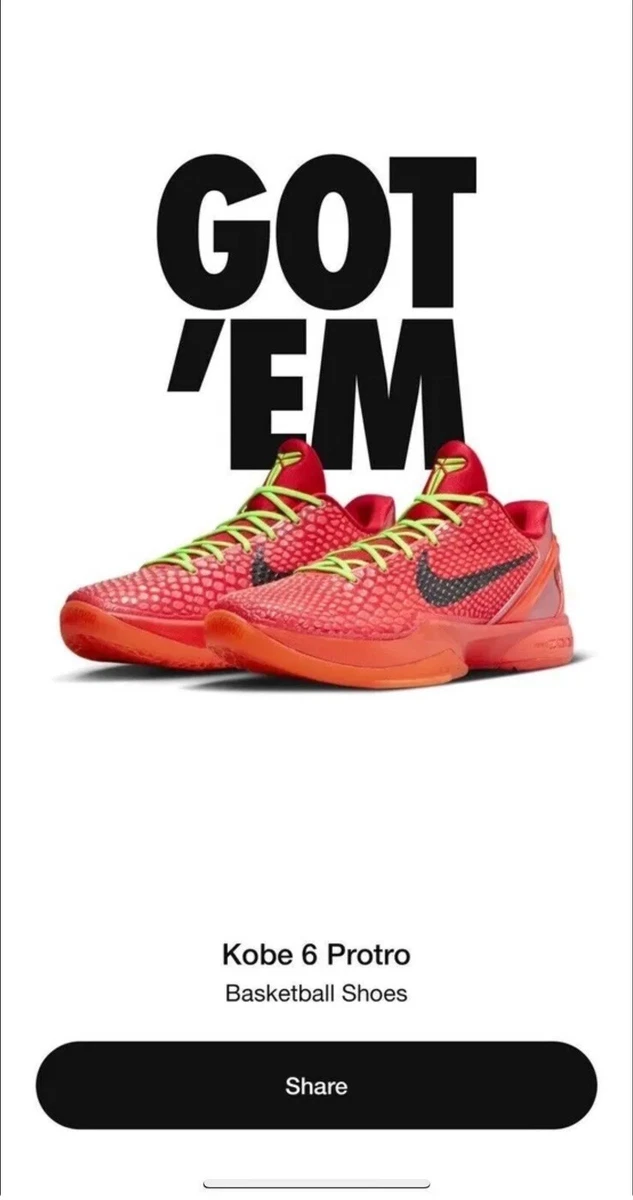 Nike Kobe 6 Reverse Grinch Size 9.5 confirmed order 100 authentic