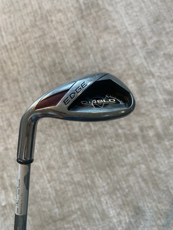Nuevo agarre Callaway Diablo Edge Wedge Sand SW grafito damas zurdos Foto 3 de 4