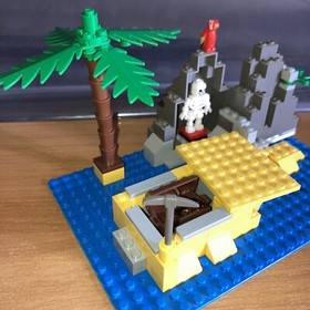 LEGO 6254 Rocky Reef 1995 Pirates Pirates Vintage Minifigures Minifig Captain