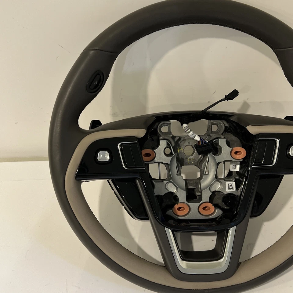 Lincoln Corsair 2023 gris/marrón cuero tostado volante montaje OEM Foto 2 de 4