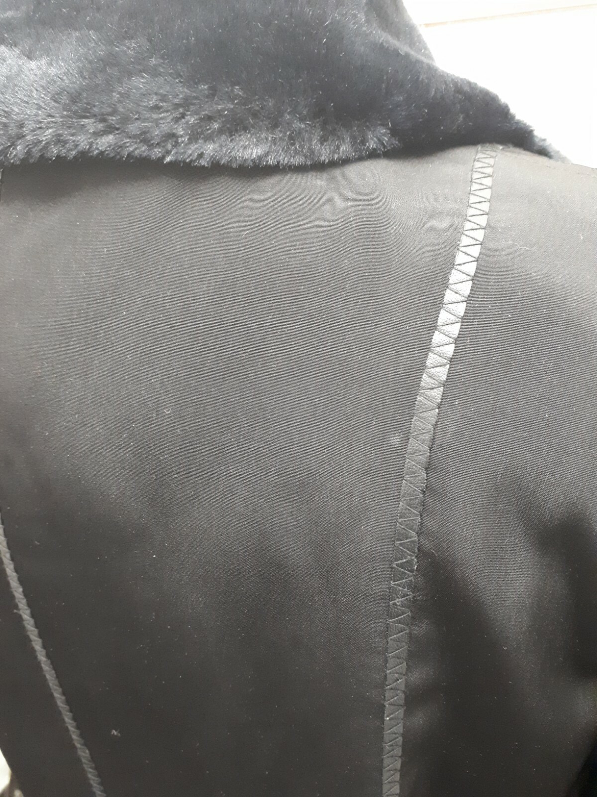 Jacques Vert Black Long Coat Size 