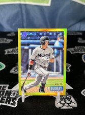 2021 Bowman Heritage #183 JJ Bleday Chrome Yellow Refractor /75 Marlins A’s