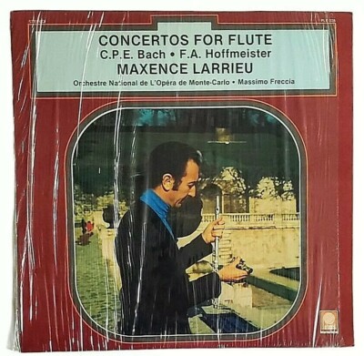 Vintage Vinyl Concertos For Flute C P E Bach And F A Hoffmeister Maxence Larrieu