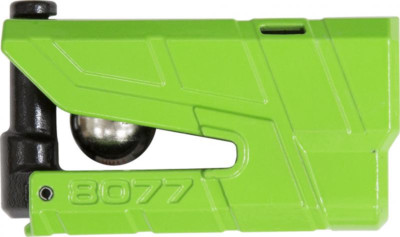 ABUS MOTORCYCLE DISC LOCK ANTI THEFT SECURITY 8077 DETECTO GREEN X-PLUS
