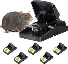 Long 6 Pack Rat Traps That Kill Instantly Rodent Snap Trap Catcher Rat Killer UK
