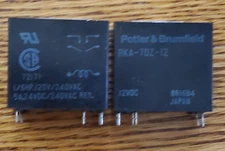 2X=Potter & Brumfield, RKA-7DZ-12 12V DC Coil Relay, 5A,