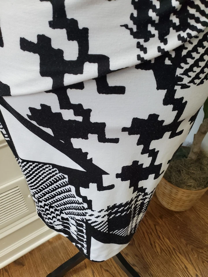 New Directions Women Polyester Round Neck Sleeveless Casual Knee Length Dress S - Image 4 of 4