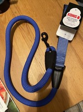 KONG Max Dog Rope Leash Blue  New 4ft Durable
