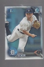 MARK ECKER 2016 BOWMAN CHROME DRAFT REFRACTOR CARD #BDC-114