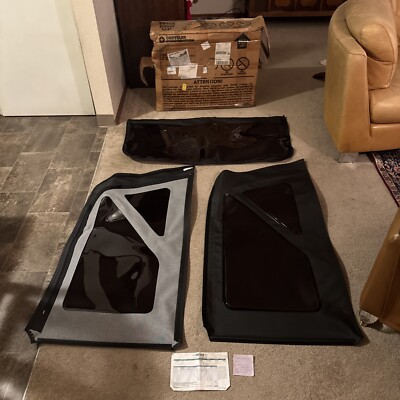 2007-2010 2dr Jeep Wrangler Soft Top Side & Rear Windows Replacement