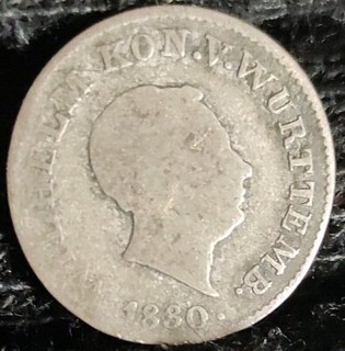 Alemania Wurttemberg 6 Kreutzer 1830