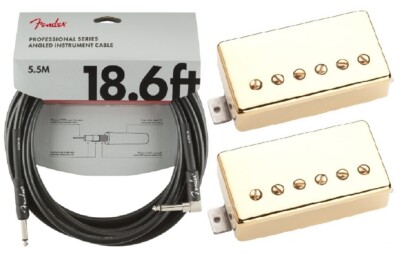 Seymour Duncan Vintage Blues SH-1b + SH-1N 59 Gold Humbucker Set ( FENDER 18FT )